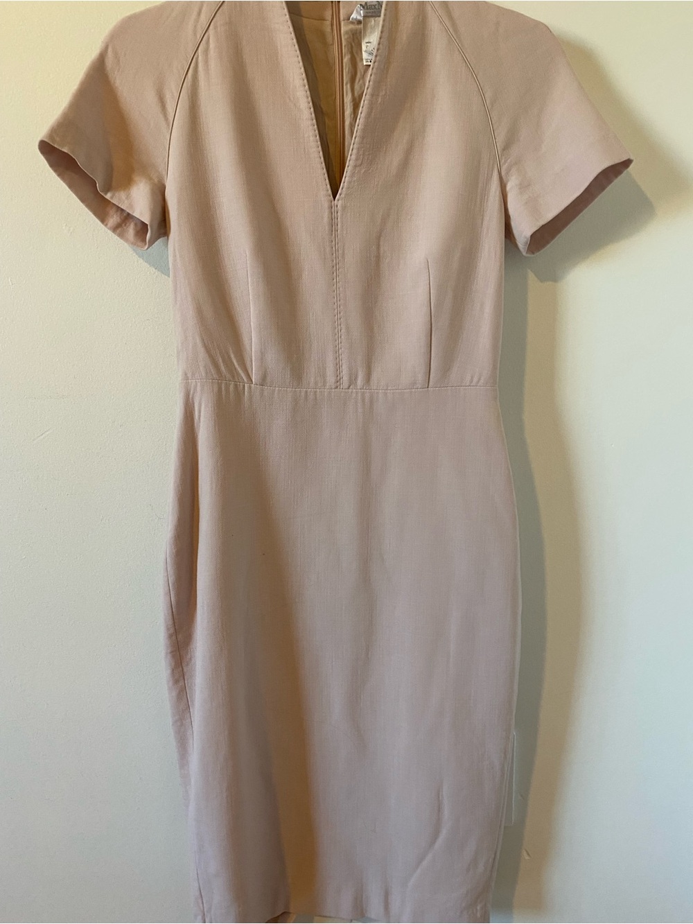 Max Mara Sheath Dress in Soft Pink